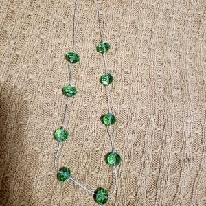 Green Gemstone Necklace